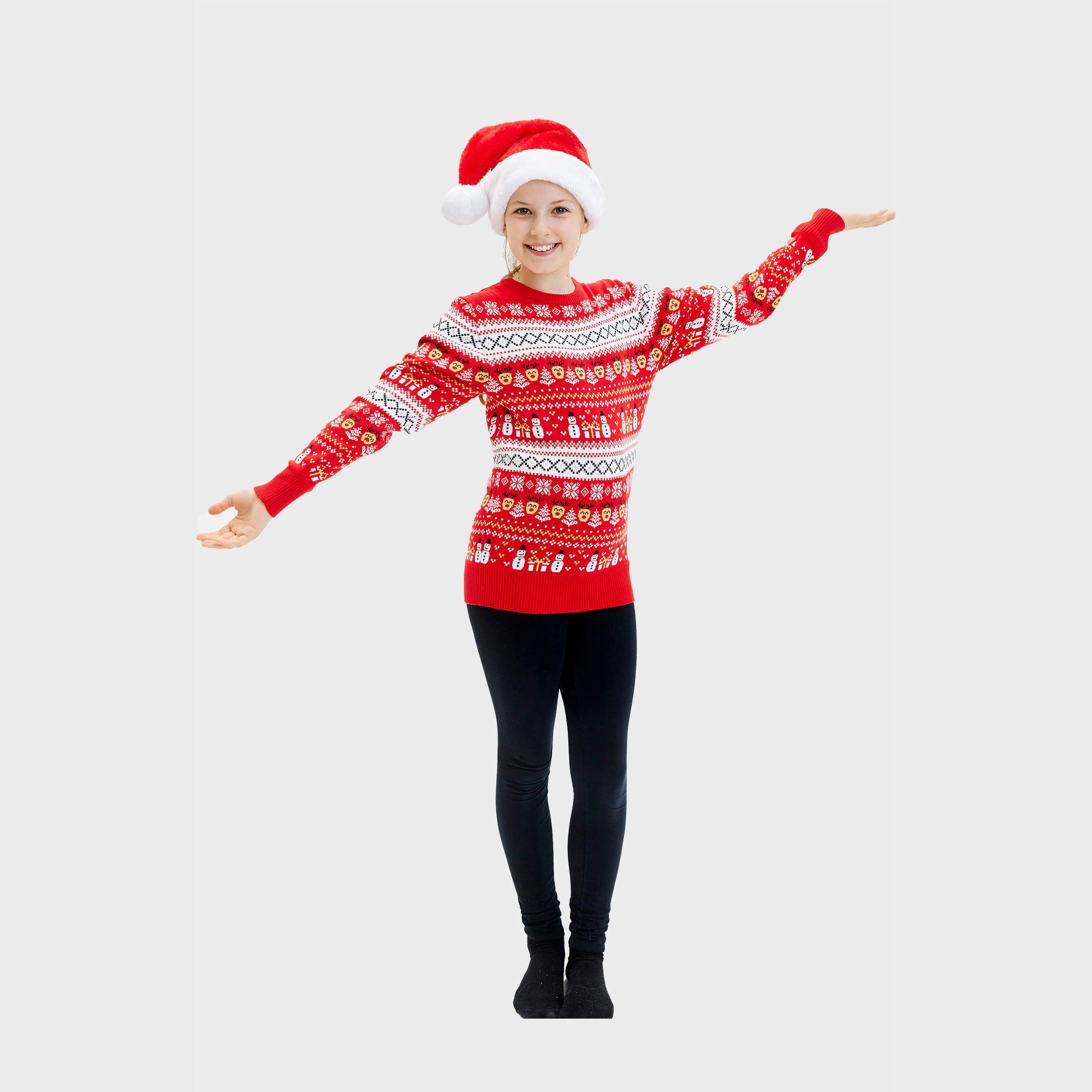 The Reinstyle Sweater Rot - Kinder.